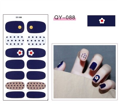 Full Nail Gel Sticker - QY 088