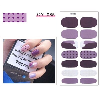 Full Nail Gel Sticker - QY 085