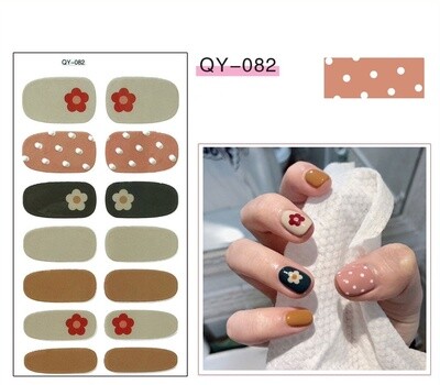Full Nail Gel Sticker - QY 082