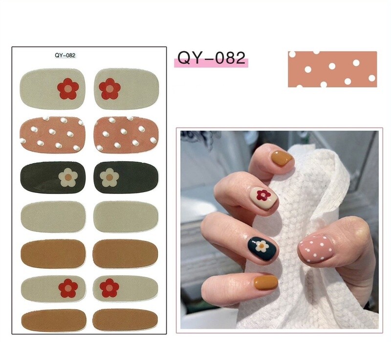 Full Nail Gel Sticker - QY 082