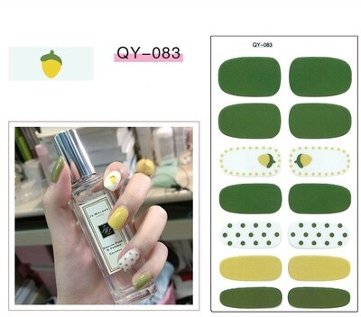 Full Nail Gel Sticker - QY 083