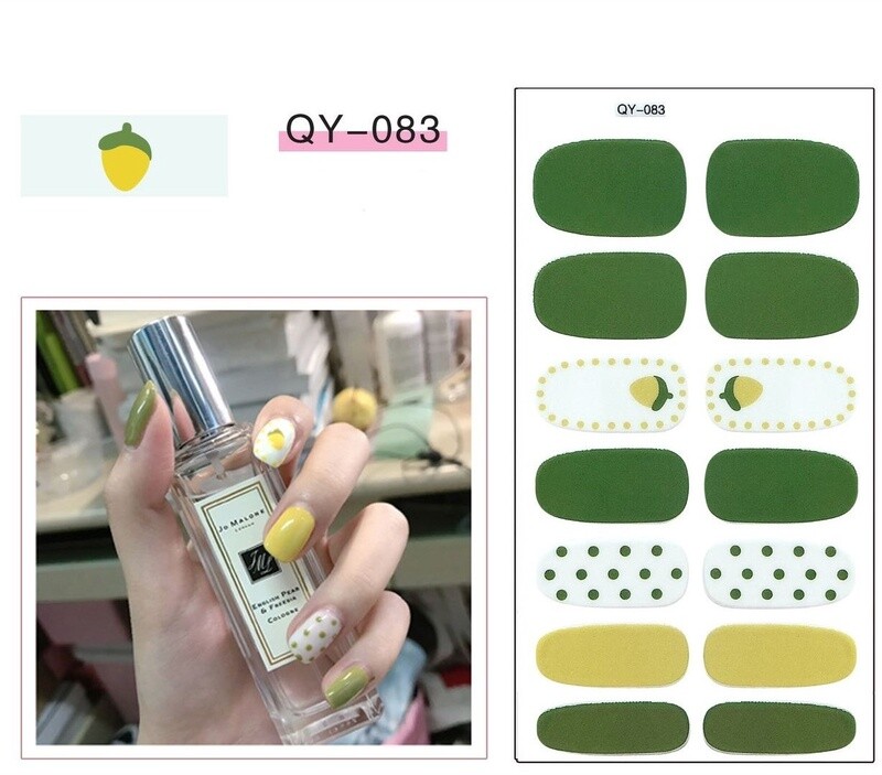 Full Nail Gel Sticker - QY 083