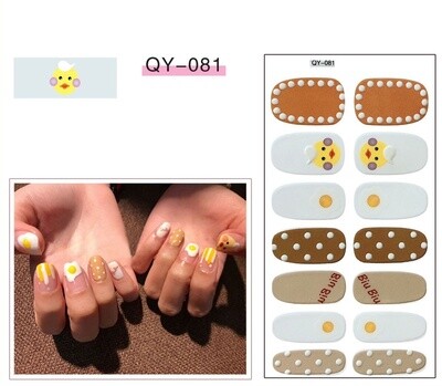 Full Nail Gel Sticker - QY 081