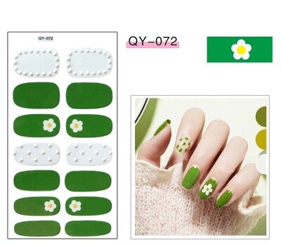 Full Nail Gel Sticker - QY 072