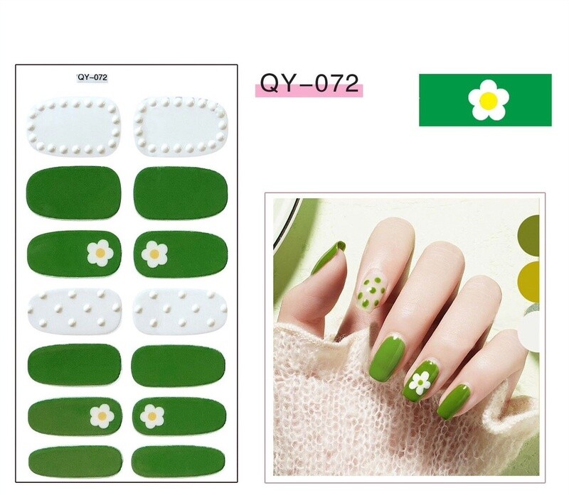 Full Nail Gel Sticker - QY 072