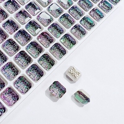 Nail Art Rhinestone Rectangle(2pcs) - E