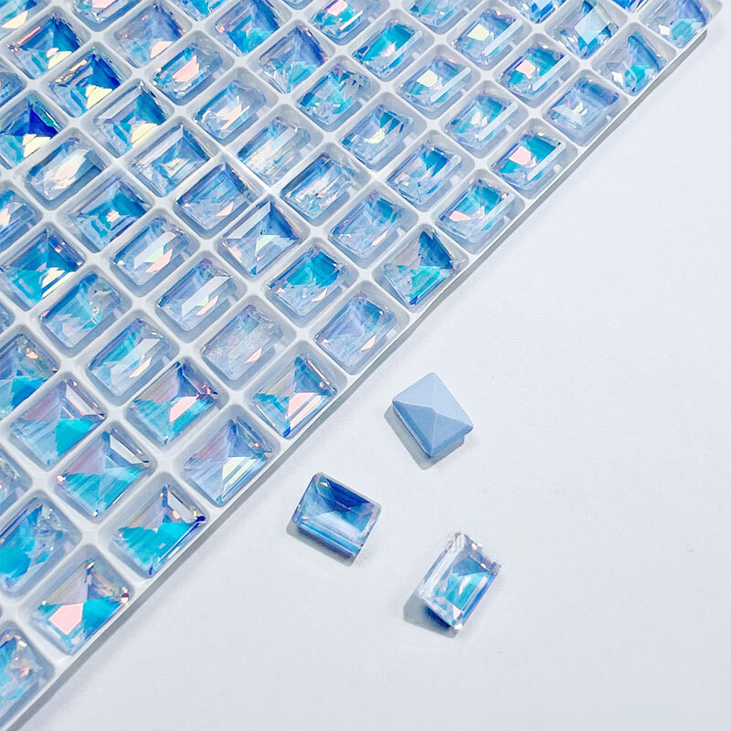 Nail Art Rhinestone Rectangle(2pcs) - G