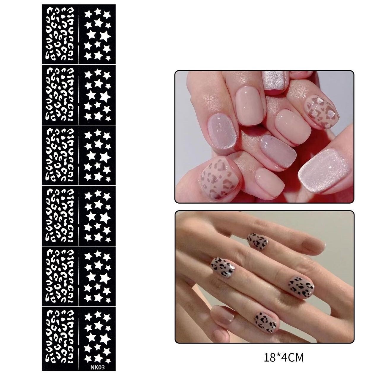 Hollow Nail Stickers - 03