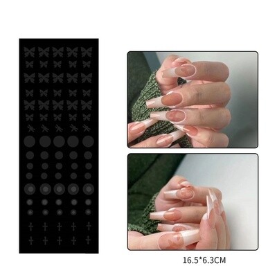 Hollow Nail Stickers - 07