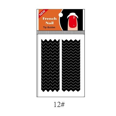 French Nail Tips Stickers #12