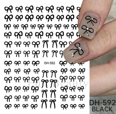 Nail Sticker DH 325 Black
