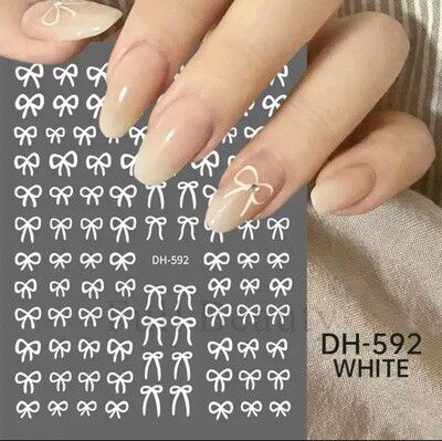 Nail Sticker DH 592 White