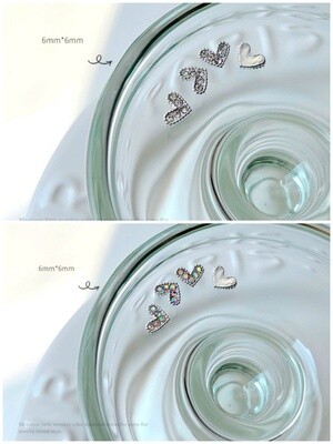 Nail Mini  Heart Rhinestone