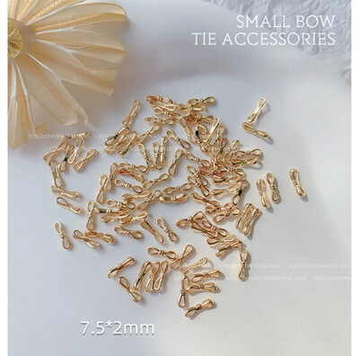 Small Bow Tie Nail Charms