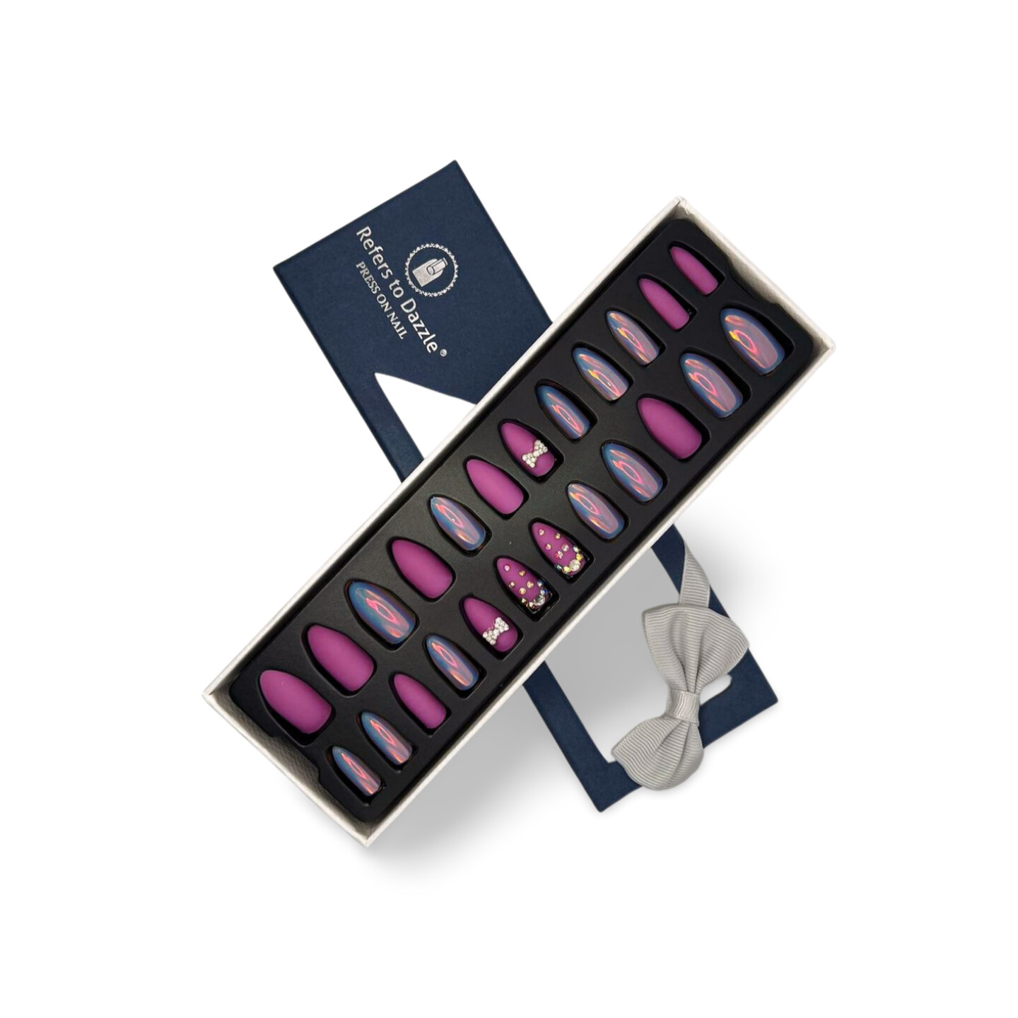 Refers to Dazzle Press On Nail - ZB209