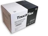 TouchFlex Black Nitrile Exam Gloves (Case), Size: Medium