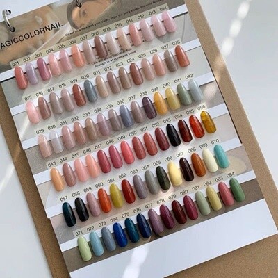 Nail Polish Color Chart Binder