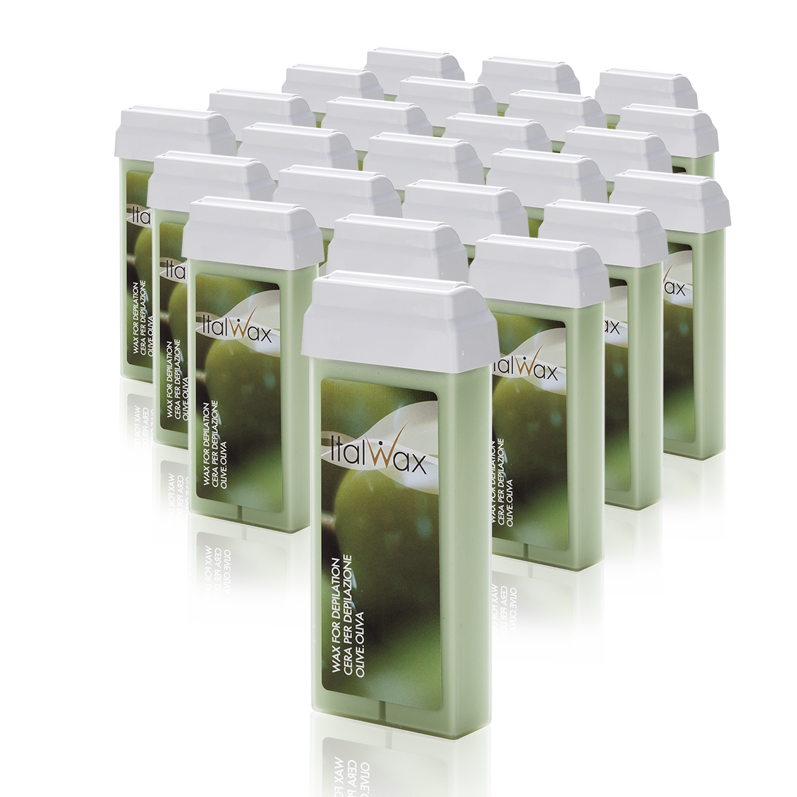 Italwax Roll On Wax 100ml - Olive (Case of 24)
