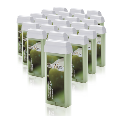 Italwax Roll On Wax 100ml - Olive (Case of 24)
