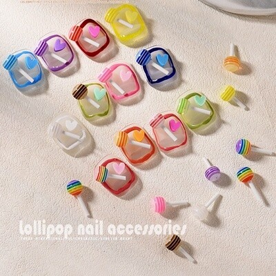Lollipop Nail Accessories (5pcs) - 4mm
