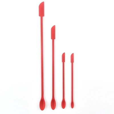 Silicone Facial Mask Stirring Stick - Large Red