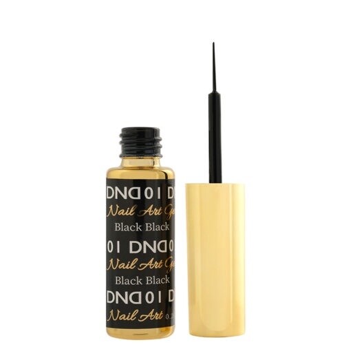 DND Nail Art Gel, color: 01 Black
