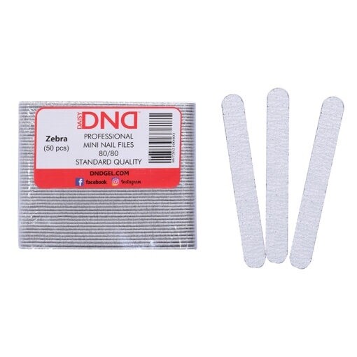 DND Mini Nail File Zebra 100/100 (1 pc)