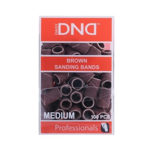 DND Sanding Brown Bands Medium (100pcs) x 10