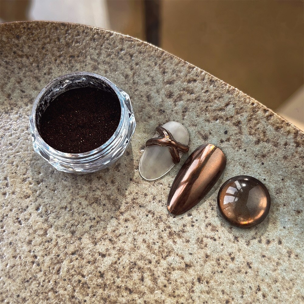 Mirror Chrome Powder Brown (1g), color: A