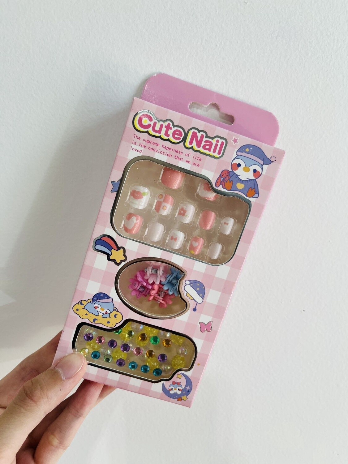 Kid Press On Nail DIY Kit - A