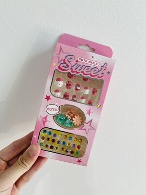 Kid Press On Nail DIY Kit - E