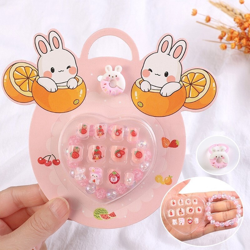 Kid Press On Nail Tips - J
