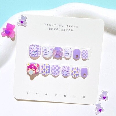 Kid Pop Mart Press On Nail Tips - A
