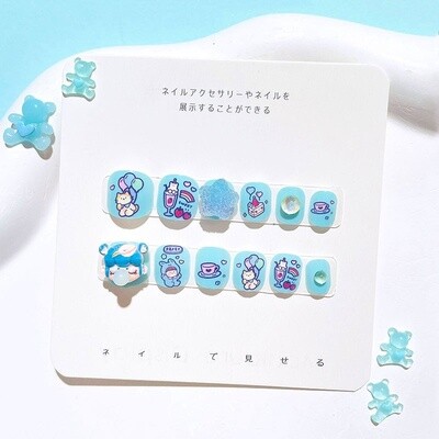 Kid Pop Mart Press On Nail Tips - C
