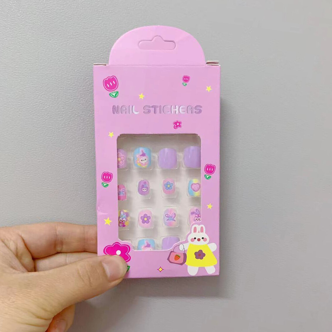 Kid Bunny Press On Nail Tips - A