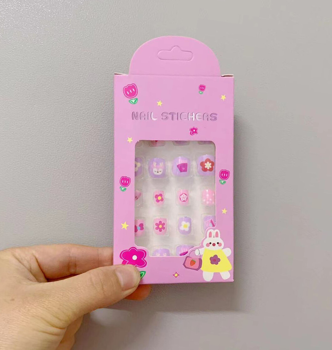 Kid Bunny Press On Nail Tips - B