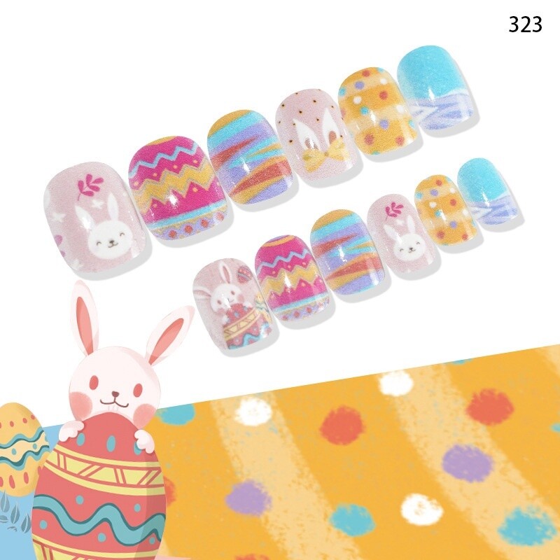 Kid Bunny Press On Nail Tips - G