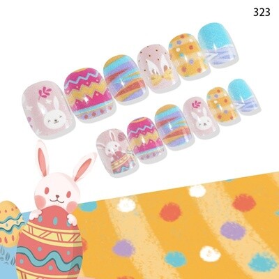 Kid Bunny Press On Nail Tips - G