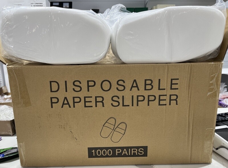 Non-Woven Disposable Slippers (1000 pairs/case)