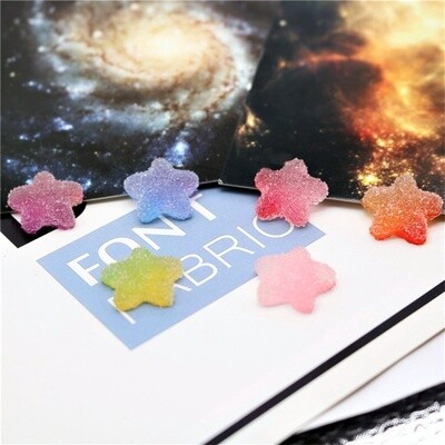 Star Gummy Candy Nail Rhinestone (5pcs)