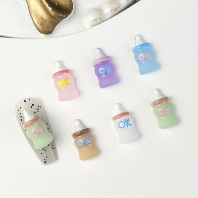 Baby Bottle Nail Charms (2pcs)