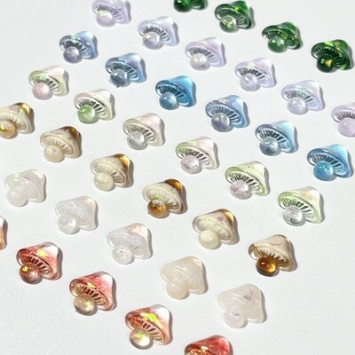 Luminous Mashroom Nail Charm (2pcs)