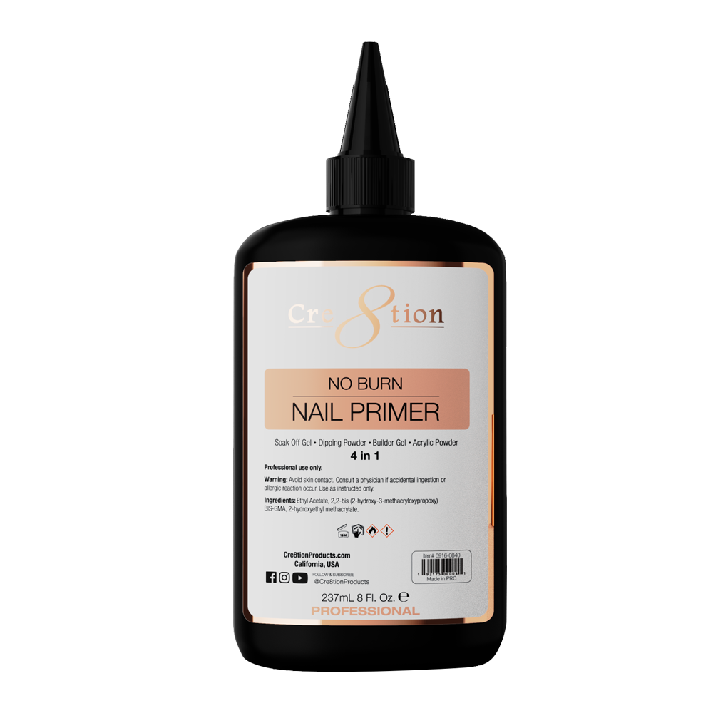 Cre8tion No Burn Nail Primer 8oz
