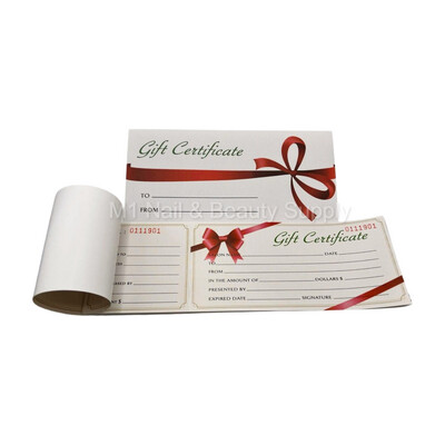 Gift Certificate with Envelopes - A (50 pages)