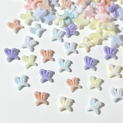 Luminous Bunny Ears Nail Charm (5pcs)