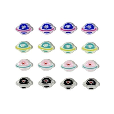 Luminous Mini Planet Nail Charm (4pcs)