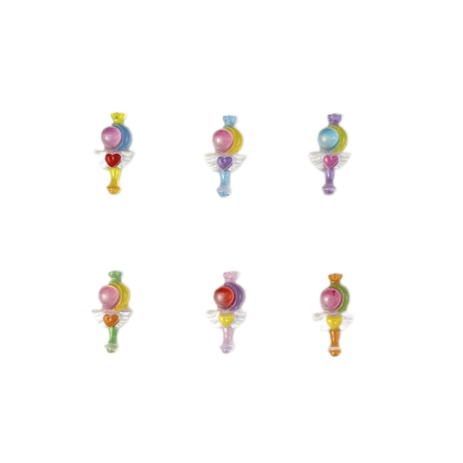 Luminous Magic Wand Nail Charm (6pcs)