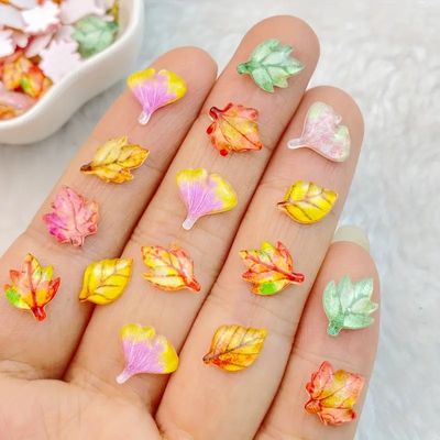 Maple Leaf Nail Charm (5pcs)