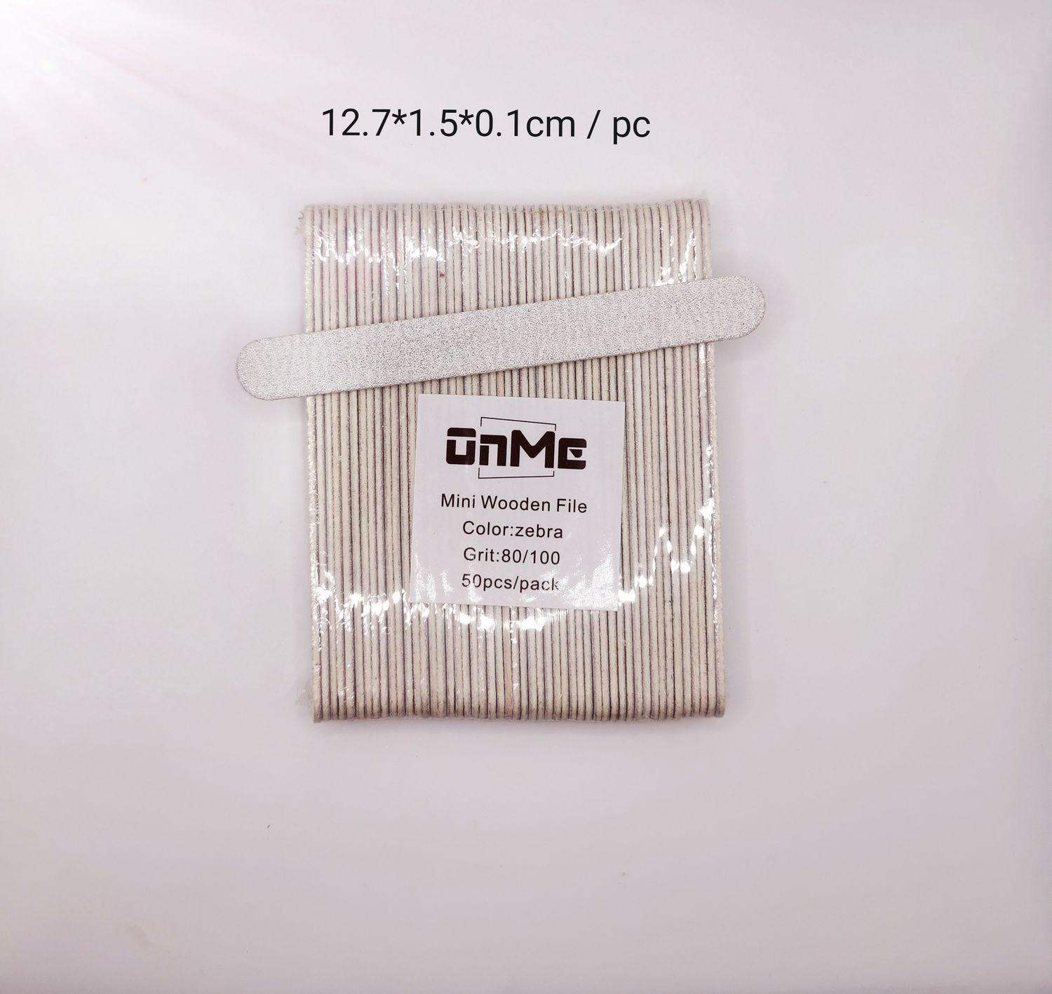 ONME Mini Nail File Zebra 80/100 (50pcs/pack)