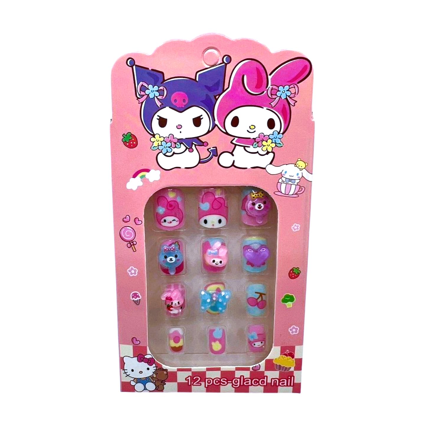 Kid Sanrio Press On Nail Tips - E